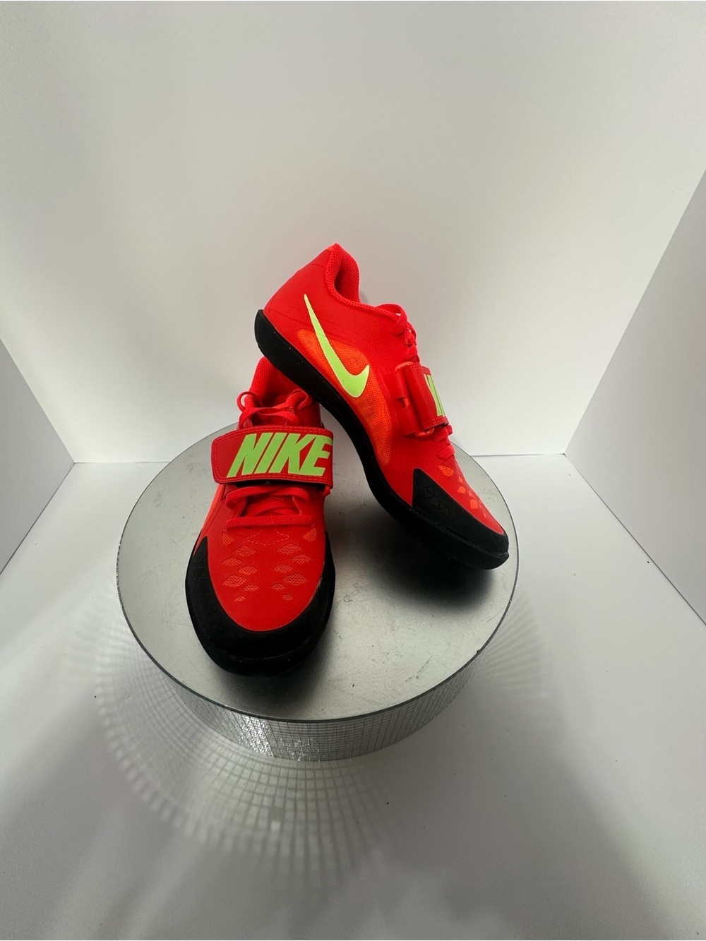 Nike Red and Neon Green Athletic Strap Sneakers size 5 - Picture 3 of 10